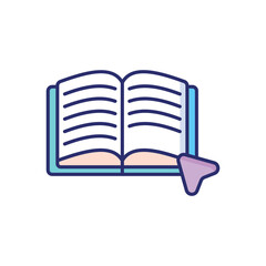 E-book Vector icon