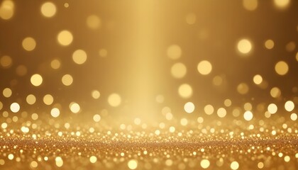 Captivating golden bokeh background, featuring shimmering lights and a touch of luxury ideal for events.