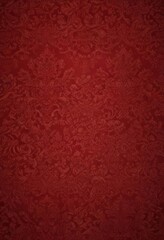Rich crimson damask wallpaper, intricate ornate pattern,  luxury,  red,  deep