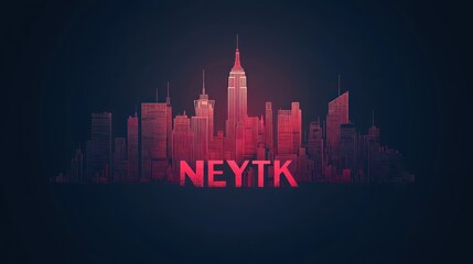Obraz premium NYC skyline at night