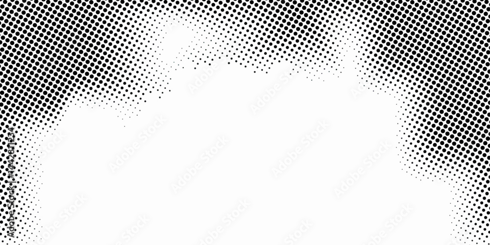 Poster abstract halftone noise stipple pointillism background. grain gradient texture background with dots.