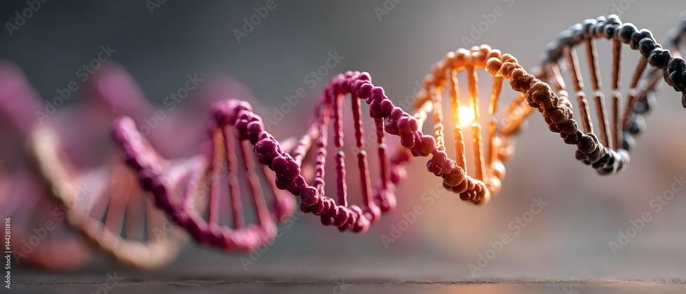 Poster futuristic virtual home lab analyzing dna samples in a high-tech environment immersive viewpoint