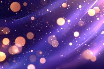 Obraz premium Abstract purple and blue background with glowing lights and swirling lines