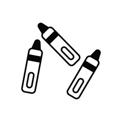 Crayons Vector icon