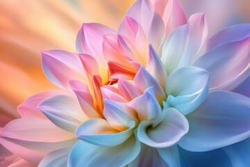 Fototapeta premium HD wallpaper with macro floral details, soft focus and natural tones