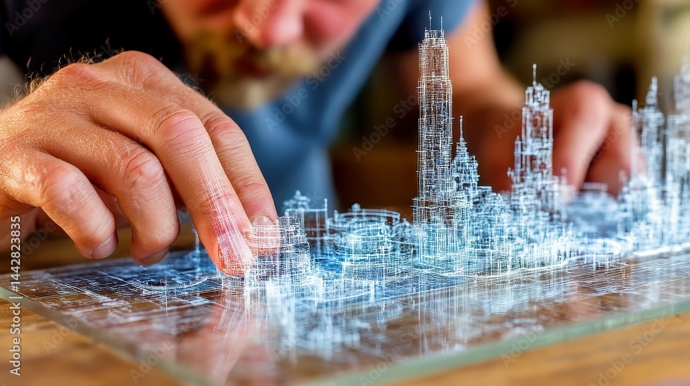 Poster ai-driven augmented reality interface enhances board meetings with dynamic visualizations of insuran