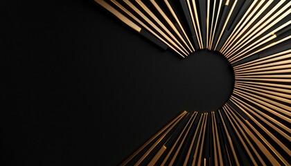 Abstract geometric background with radiating lines