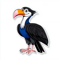 Obraz premium Playful Cartoon Toucan Illustration