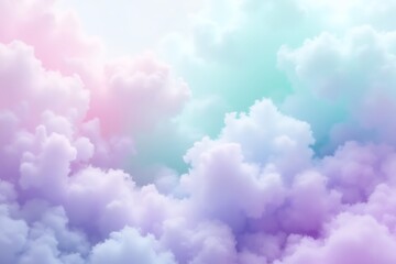 Fototapeta premium heart shaped clouds