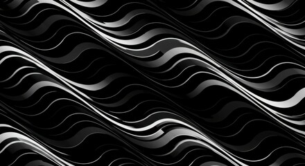 Obraz premium Abstract wavy lines pattern