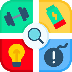 Obraz premium Swot Analysis icon