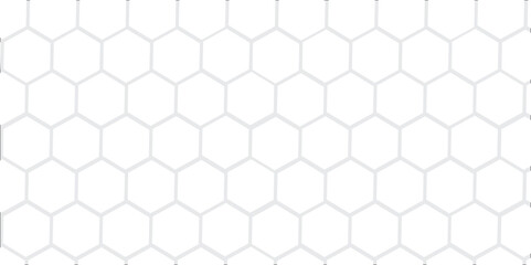 Seamless geometric hexagon pattern with honeycomb design and grid texture