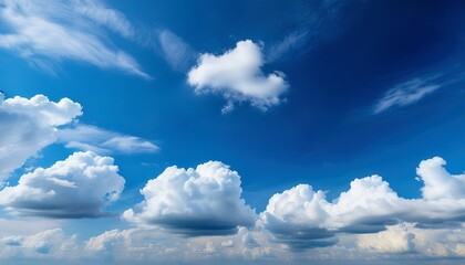 blue sky covered white clouds