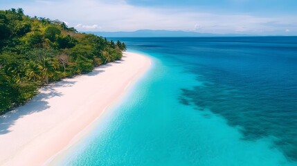 Obraz premium Stunning Tropical Beach Paradise
