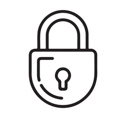 vector of coloring page of lock