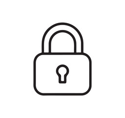 vector of coloring page of lock