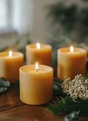 decoration with candle