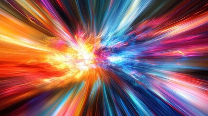 A vibrant modern abstract background, blending bright colors with dynamic shapes that create a visually stunning, energetic visual effect.