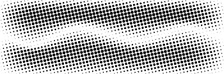 Grunge halftone gradient background. Faded grit noise texture. White and black sand wallpaper. Retro pixelated backdrop. Anime or manga style comic overlay. Vector graphic design textured template