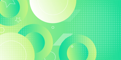 Light yellow and green abstract geometric background with gradient colors and circular shapes. Perfect for modern designs, posters, banners, wallpapers, and digital projects.