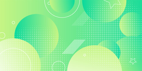 Light yellow and green abstract geometric background with gradient colors and circular shapes. Perfect for modern designs, posters, banners, wallpapers, and digital projects.