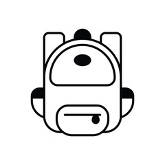 Obraz premium Backpack Vector icon