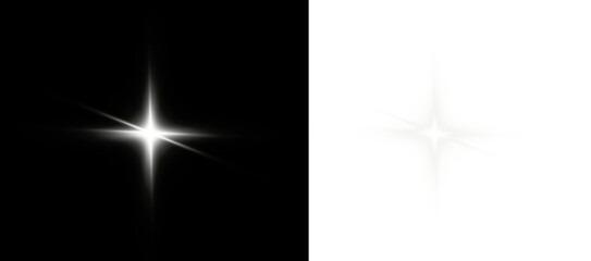 PNG sparkling light galaxy with white light spiral beam, fantasy twinkle and space flash, PNG magic star background for night light party celebration with transparent explosion.