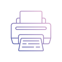 Printer  Vector icon