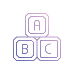 Abc  Vector icon