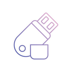 Pendrive  Vector icon