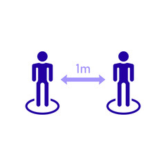 Icon a distance, isolated against a clean background.