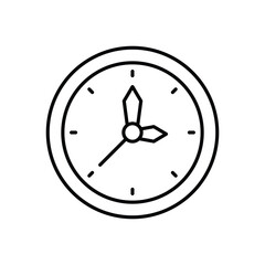 Clock Vector icon