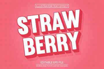 STRAWBERRY TEXT EFFECT 