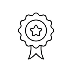 Winning Badge Vector icon