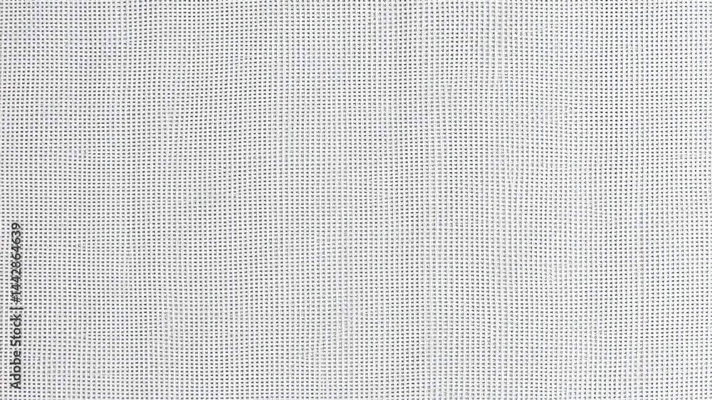 Poster close-up view of a finely woven fabric texture exhibiting a uniform pattern of small, regularly spac