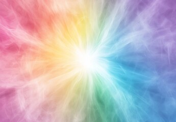 Fototapeta premium Colorful, radiant, ethereal, swirling design