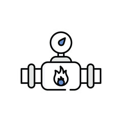 Gas Source Vector icon