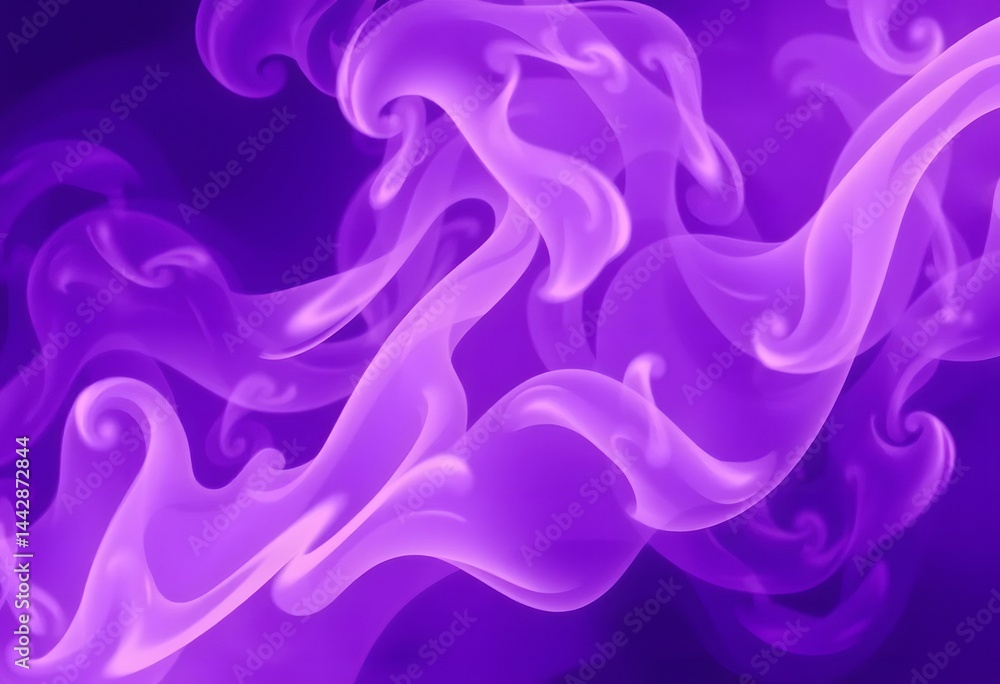 Aufkleber abstract purple haze. dreamy violet swirls create an ethereal background, perfect for creative proje