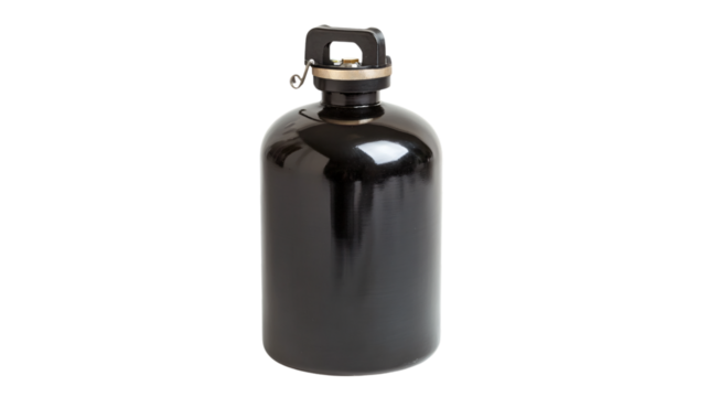 Professional Gas Cylinder Isolated on White Background - Effective Industrial Equipment Image