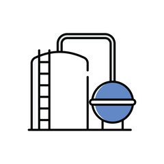 Gas Storage Vector icon
