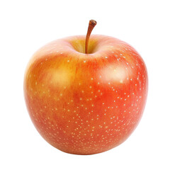 Fresh apple isolated on a transparent background, perfect for food packaging, healthy eating visuals, and educational designs