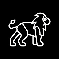 Lion Vector Icon