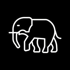 Elephant Vector Icon