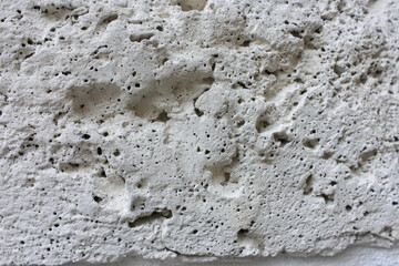 Distressed Texture of Wall Reveals Gritty Surface and Weathered Aesthetic Detailing
