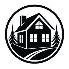 Fototapeta premium house icon vector
