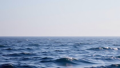 Obraz premium Calm Blue Ocean Horizon