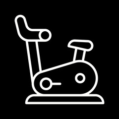 Exercise Bike Vector Icon