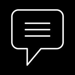 Comment Box Vector Icon