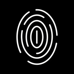 Fingerprint Vector Icon