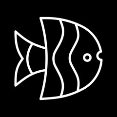 Angelfish Vector Icon